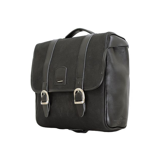 ロングライド ヘリテージ サドルバッグ・リッドフラップ 12.5L（ブラック） LONGRIDE