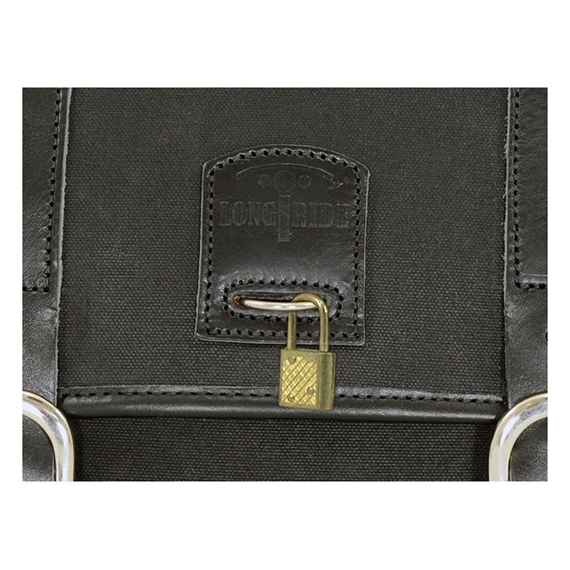 ロングライド ヘリテージ サドルバッグ・リッドフラップ 12.5L（ブラック） LONGRIDE_4