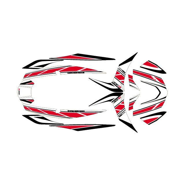 【メーカー直送】エムディーエフ シグナスX シグナスX グラフィックキット ストロボ レッド車体レッド用 タイプ コンプリートセット MDF