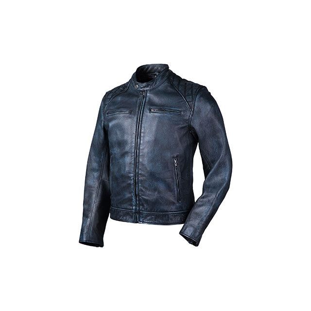 デグナー 18SJ-6 ゴートレザージャケット（ネイビー） サイズ M DEGNER バイクの通販は