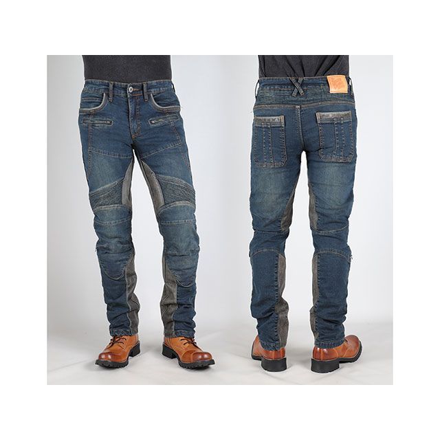 デグナー DP-27V カップ付きデニムパンツ メンズ（ヴィンテージネイビー） サイズ S DEGNER バイクの通販は 24,970円