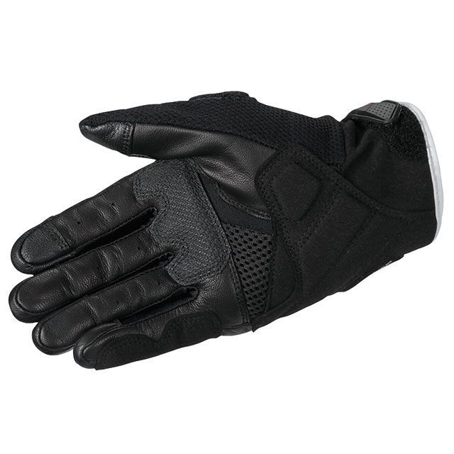 コミネ GK-224 カーボンプロテクトレザーメッシュグローブ（ホワイト/ブラック） カラー 3XL KOMINE バイクの通販は