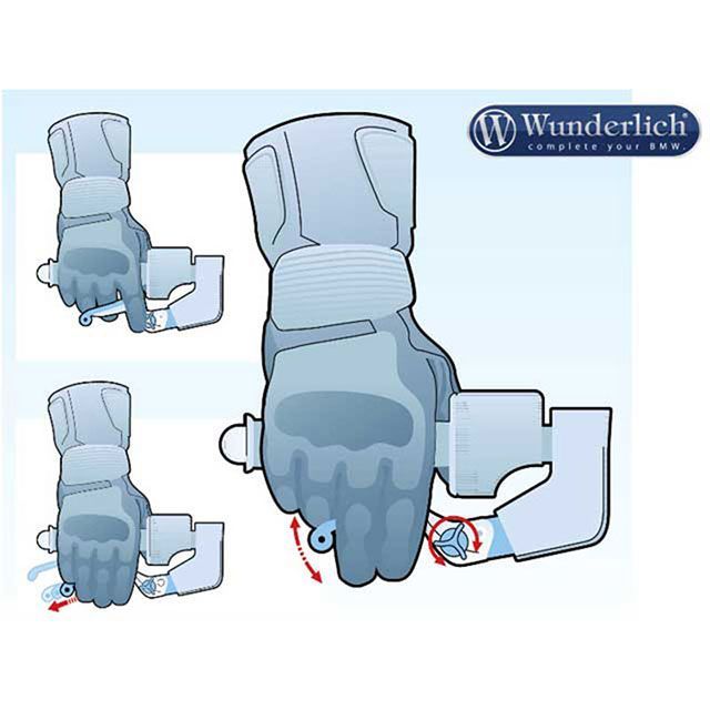 ワンダーリッヒ S1000XR アジャスタブル クラッチレバー（ブラック） Wunderlich バイクの通販は