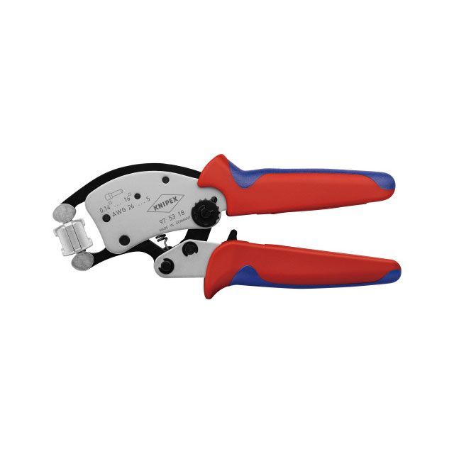 クニペックス 9753-18SB マルチアシジャストワイヤーエンド圧着ペンチ KNIPEX
