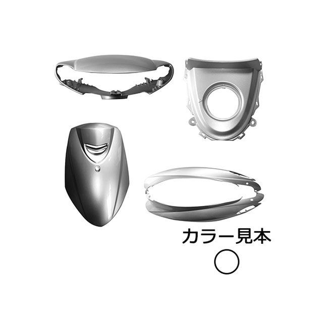 【メーカー直送】スーパーバリュー 4stジョグ 外装5点セット 4stジョグ 3P3（SA36/39J） ホワイトメタリック1（0233） supe…の通販は 13,490円