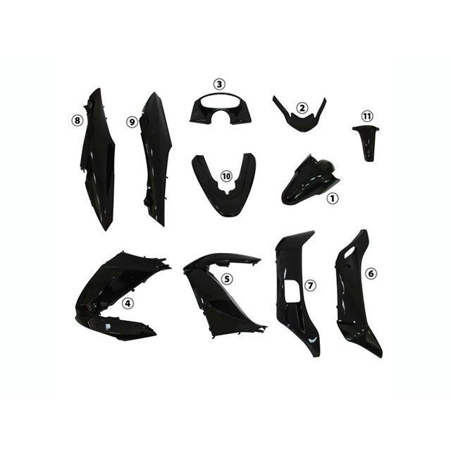 【メーカー直送】スーパーバリュー PCX125 外装11点セット PCX125（JF28） ブラック supervalue