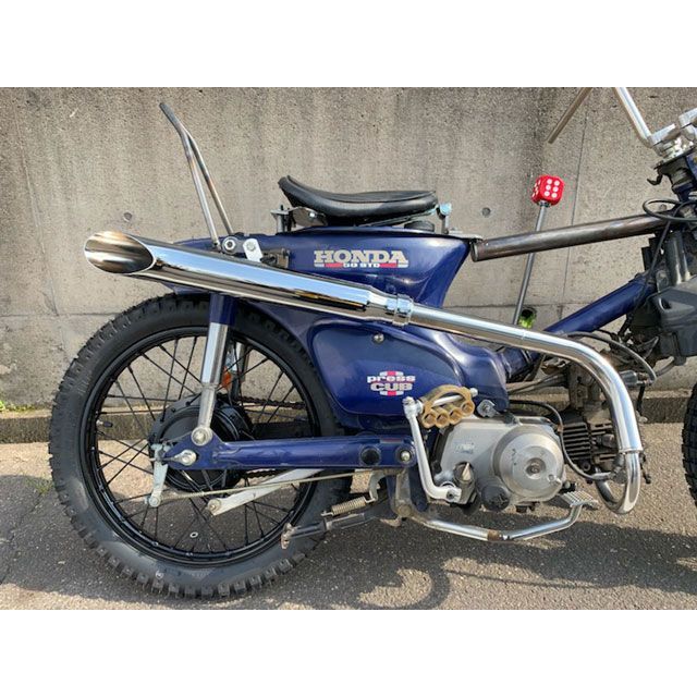 部品屋K&W カブ カブ用ターンアウトマフラー K&W