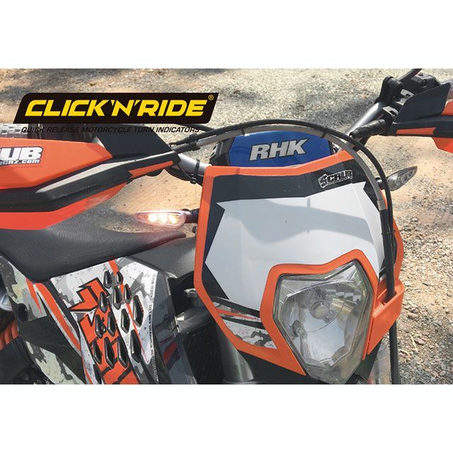 クリックンライド 汎用 クイックリリースシステム付 汎用LEDウインカーセット CLICK’N’RIDE_4