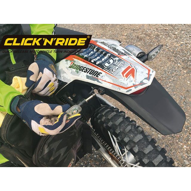 クリックンライド 汎用 クイックリリースシステム付 汎用LEDウインカーセット CLICK’N’RIDE_5