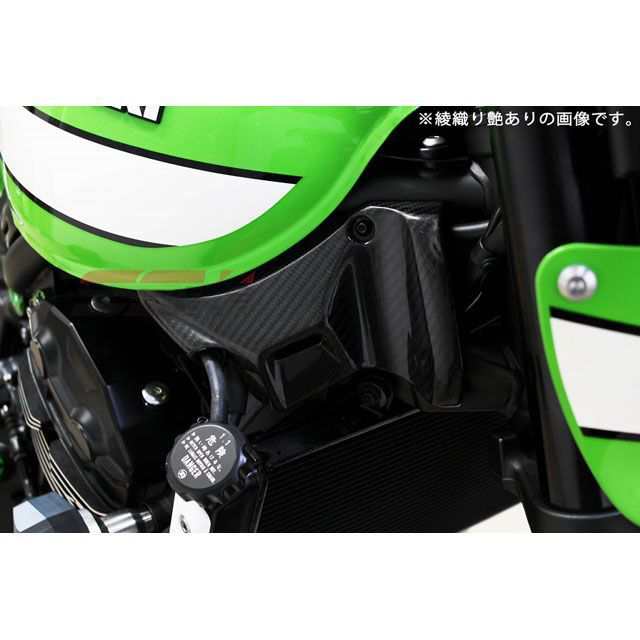 SPEEDRA Z900RS/CAFE フロントフレームカバー  左右セット ドライカーボン 仕様 綾織艶あり SPEEDRA バイクの通販は