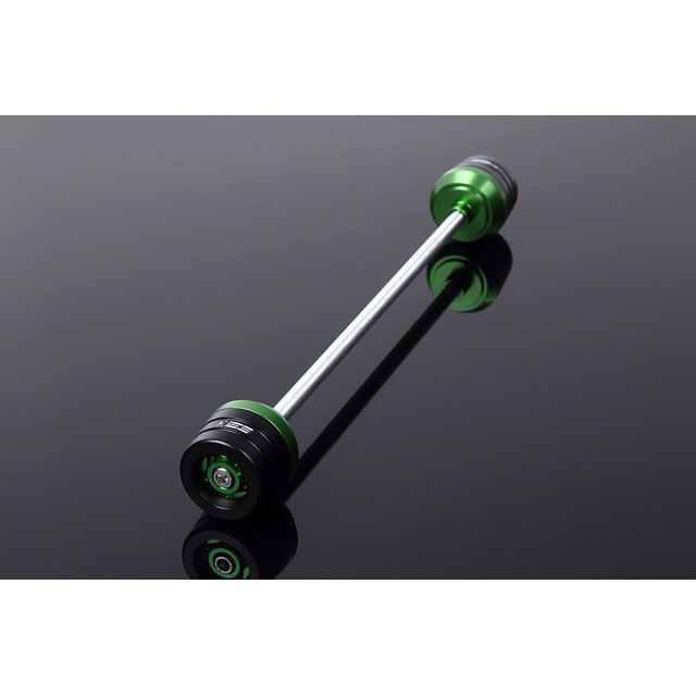 SPEEDRA Z900RS/CAFE フロントアクスルスライダー カラー グリーン SPEEDRA バイクの通販は