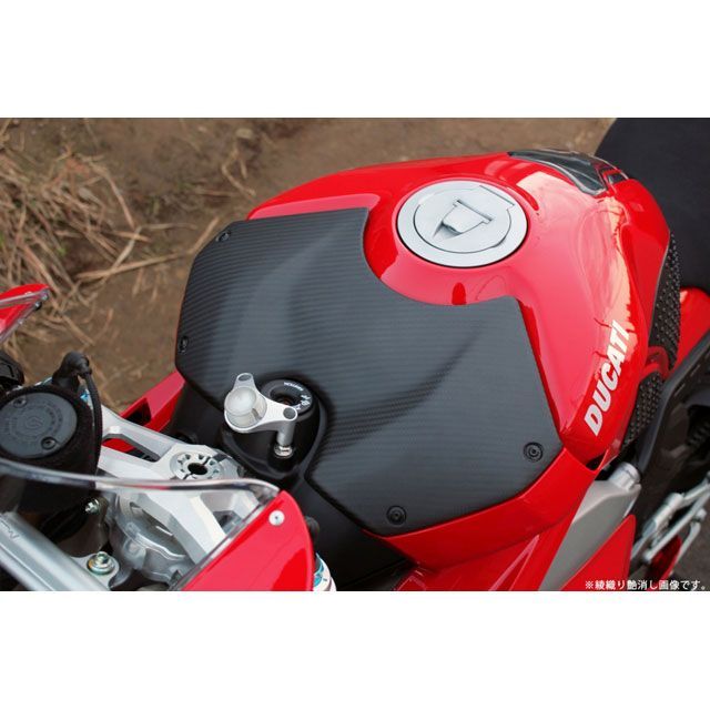 SPEEDRA Panigale V4/S タンクトップカバー 仕様 綾織艶消し SPEEDRA バイク 23,390円