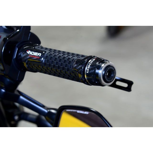 リデア 汎用 ハンドルバーエンド（カーボン） タイプ ショート RIDEA バイクの通販は