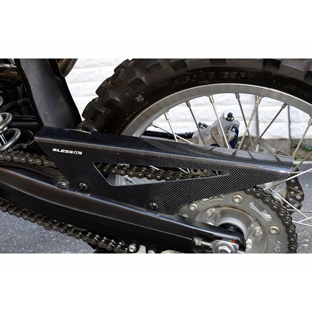 ブレスアールズ CRF250L カーボン チェーンガード カラー クリア塗装品 BLESS R’S