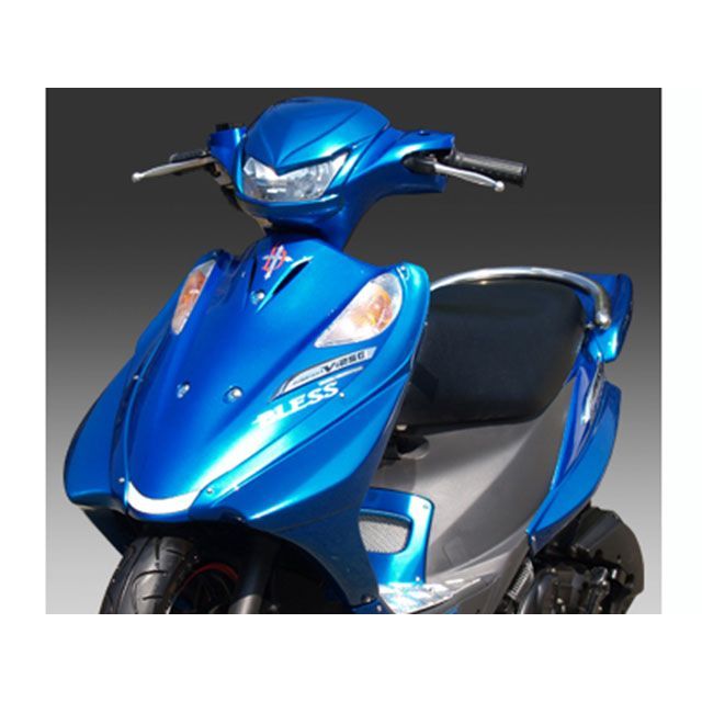 ブレスクリエイション アドレスV125 フロントフェイスマスク カラー YMW：ファントムブラックメタリックNo.2 BLESS CREATION