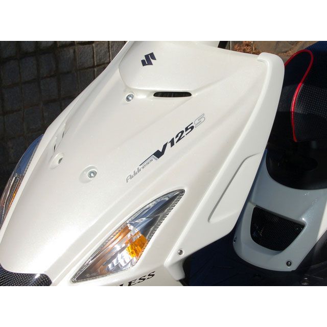 ブレスクリエイション アドレスV125S サイドカウル カラー YPB：ソニックシルバーメタリックNo.2 BLESS CREATION バイクの通販は