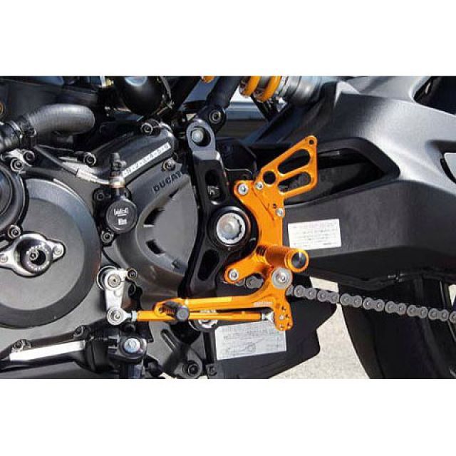 ベビーフェイス Monster1200R バックステップキット カラー ゴールド BABYFACE