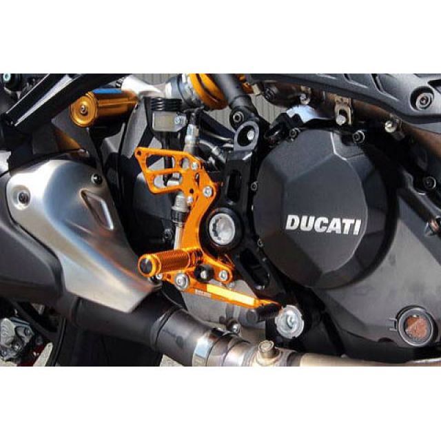 ベビーフェイス Monster1200R バックステップキット カラー ゴールド BABYFACE_1