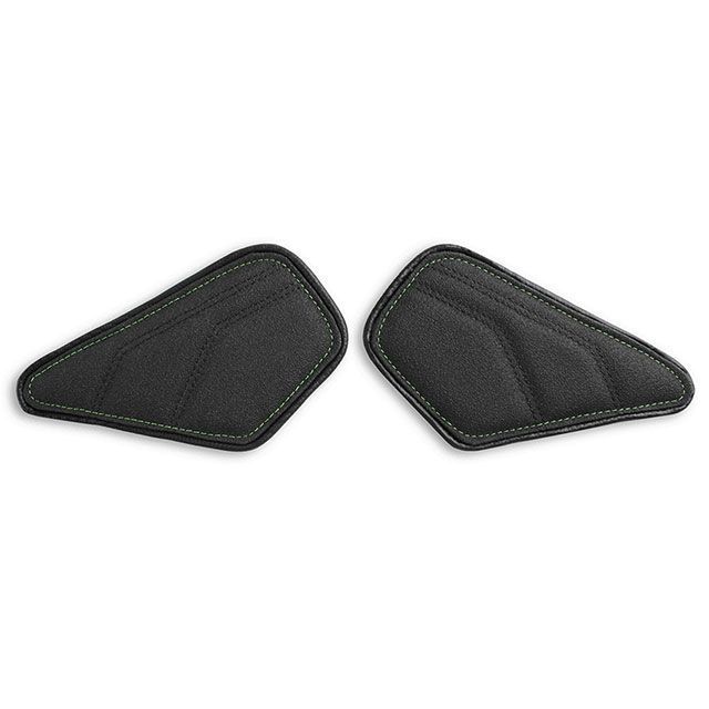 ルイモト H2 タンクリーフ/Sport ニーグリップパッド カラー TEC-GRIP/CFブラック/ライムグリーンステッチ LUI MOTO バイクの通販は