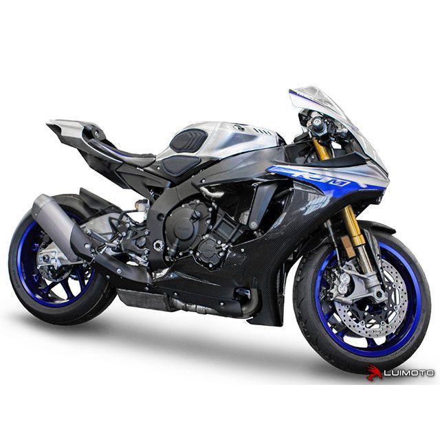 ルイモト YZF-R1 タンクリーフ/Sport フルキット カラー TEC-GRIP/CFブラック/レッドステッチ LUI MOTO_1