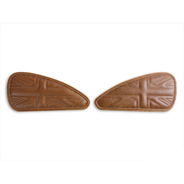 ルイモト BOBBER タンクリーフ/Union Jack ニーグリップパッド カラー ビンテージブラウン LUI MOTO