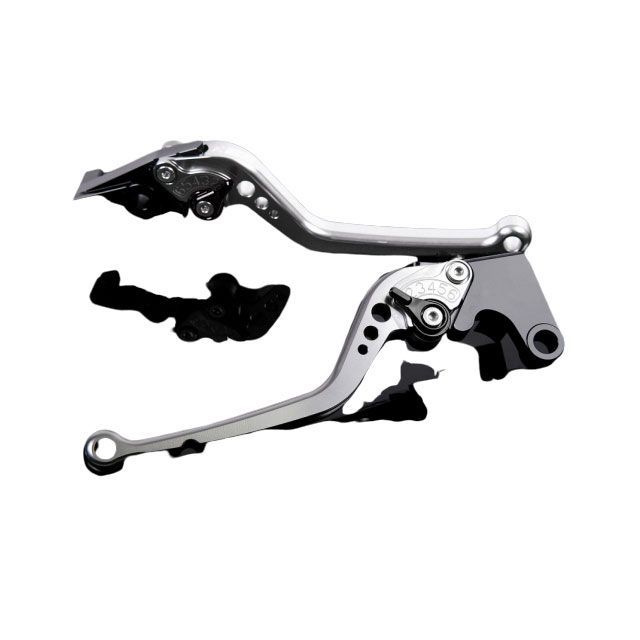 SPEEDRA アルミビレットアジャストレバーセット スタンダードロング（レバー本体：シルバー） アジャスター ブラック SPEEDRA バイクの通販は 9,534円