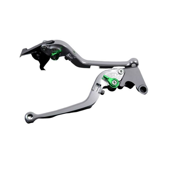 SPEEDRA アルミビレットアジャストレバーセット スタンダード可倒式（レバー本体：シルバー） アジャスター グリーン SPEEDRA 10,436円