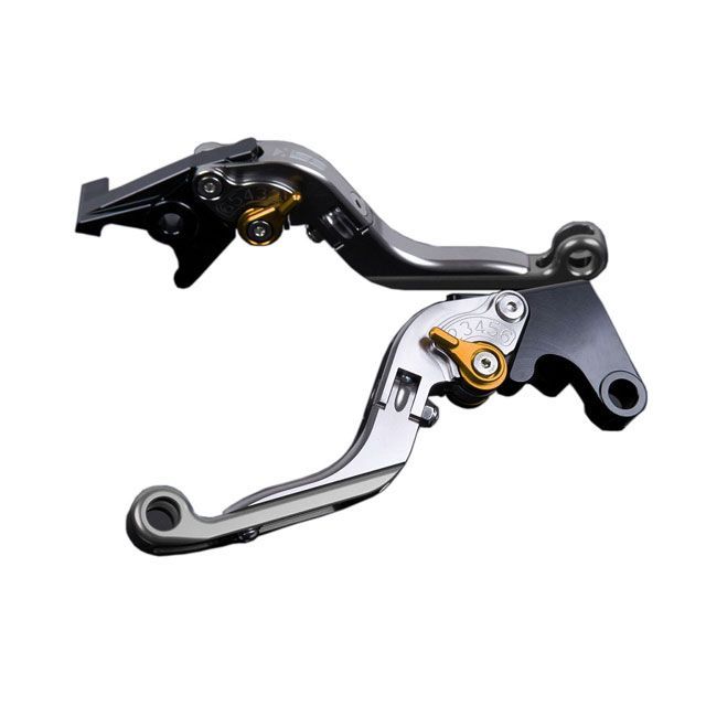 SPEEDRA アルミビレットアジャストレバーセット 可倒延長式（レバー本体：チタン） アジャスター ゴールド エクステンション チタン SPEED…