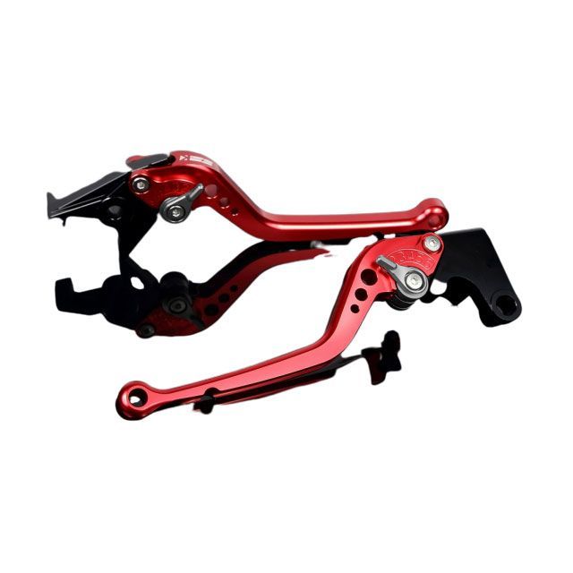 SPEEDRA アルミビレットアジャストレバーセット スタンダードロング（レバー本体：レッド） アジャスター チタン SPEEDRA