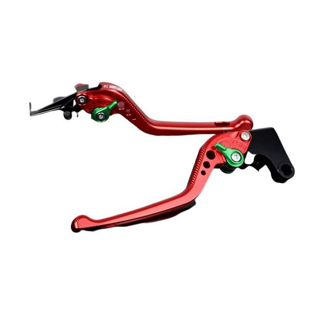 SPEEDRA CBR600RR CBR954RR アルミビレットアジャストレバーセット 3Dロング（レバー本体：レッド） アジャスター グリーン …の通販は