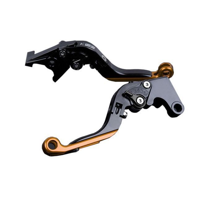 SPEEDRA CBR600F ホーネット600 アルミビレットアジャストレバーセット 可倒延長式（レバー本体：ブラック） アジャスター：ブラック …の通販は