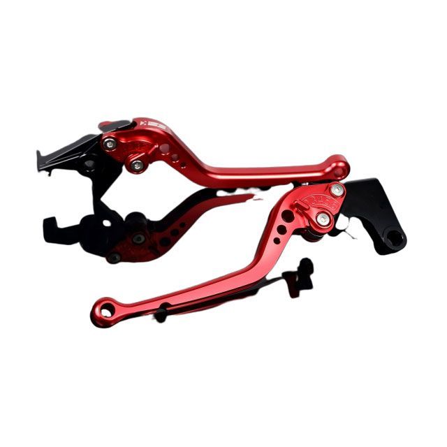 SPEEDRA アルミビレットアジャストレバーセット スタンダードロング（レバー本体：レッド） アジャスター レッド SPEEDRA
