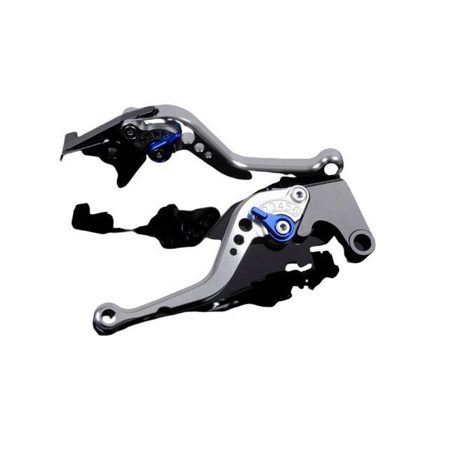 SPEEDRA アルミビレットアジャストレバーセット スタンダードショート（レバー本体：シルバー） アジャスター ブルー SPEEDRA バイクの通販は