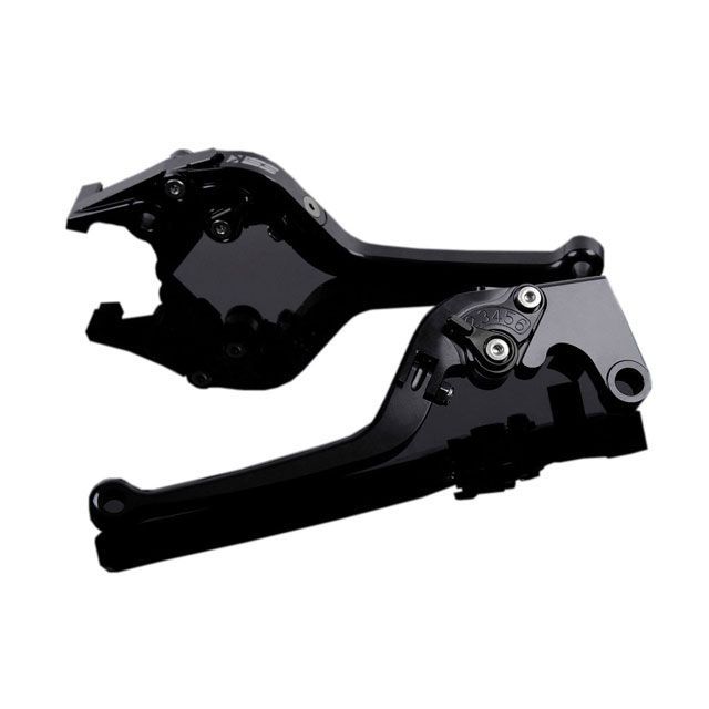 SPEEDRA アルミビレットアジャストレバーセット スタンダード可倒式（レバー本体：グリーン） アジャスター ブラック SPEEDRA バイクの通販は