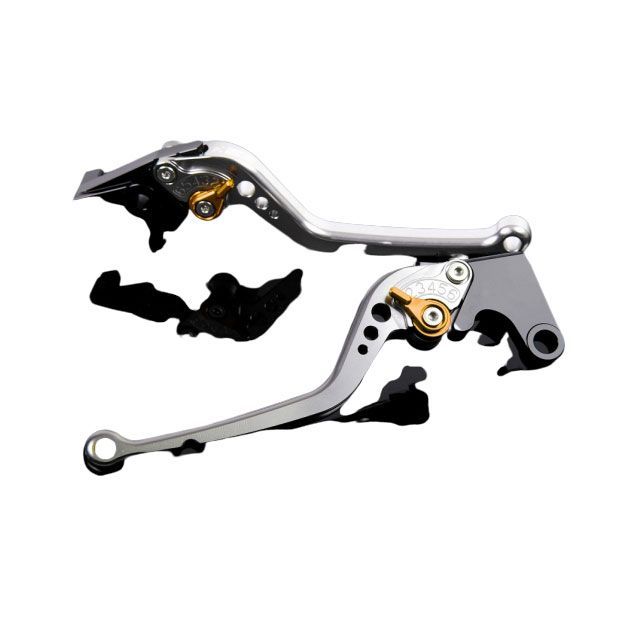 SPEEDRA アルミビレットアジャストレバーセット スタンダードロング（レバー本体：シルバー） アジャスター ゴールド SPEEDRA バイクの通販は 9,289円
