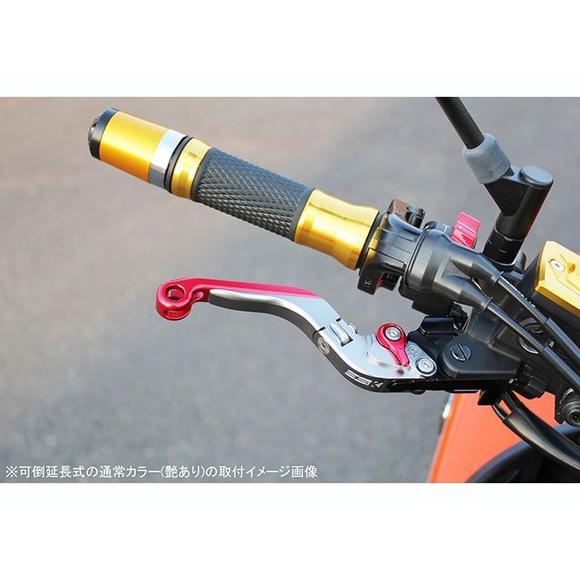 SPEEDRA アルミビレットアジャストレバーセット 可倒延長式（レバー本体：ゴールド） アジャスター ゴールド エクステンション レッド SPEE…