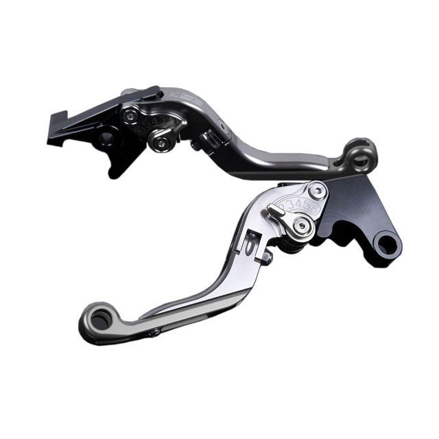 SPEEDRA アルミビレットアジャストレバーセット 可倒延長式（レバー本体：チタン） アジャスター シルバー エクステンション チタン SPEED…