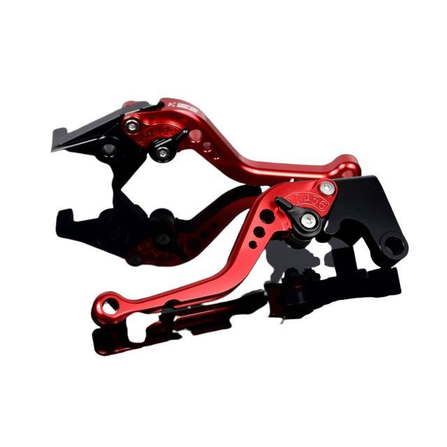 SPEEDRA アルミビレットアジャストレバーセット スタンダードショート（レバー本体：レッド） アジャスター ブラック SPEEDRA バイクの通販は 12,223円
