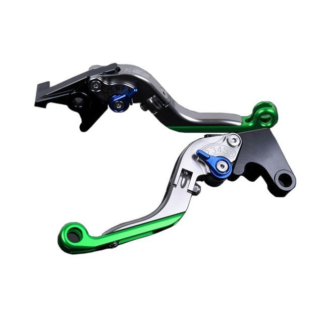 SPEEDRA B-KING アルミビレットアジャストレバーセット 可倒延長式（レバー本体：チタン） アジャスター ブルー エクステンション グリー…の通販は