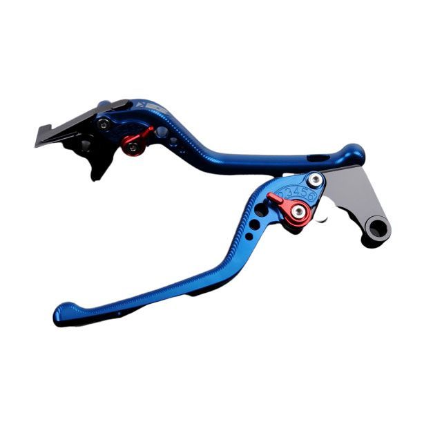 SPEEDRA MT-01 VMAX1700 アルミビレットアジャストレバーセット 3Dロング（レバー本体：ブルー） アジャスター レッド SPEE…の通販は 13,185円