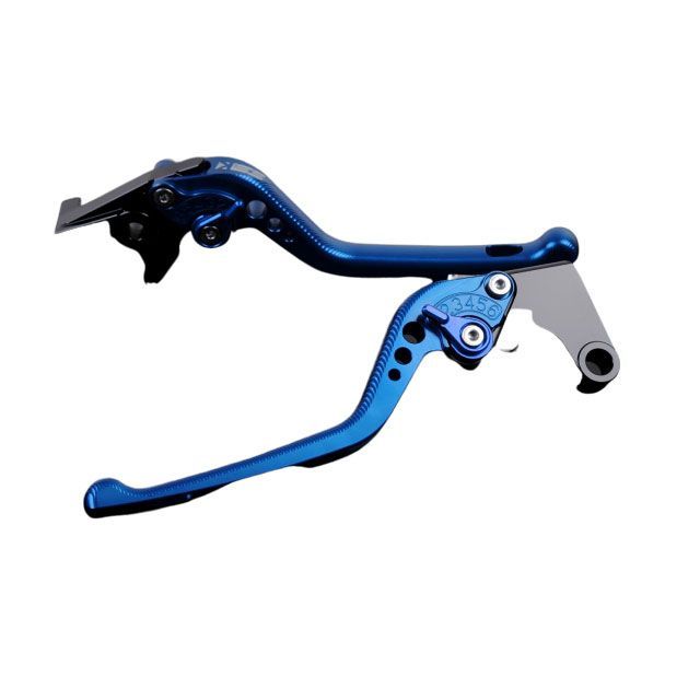 SPEEDRA アルミビレットアジャストレバーセット 3Dロング（レバー本体：ブルー） アジャスター ブルー SPEEDRA バイクの通販は 13,185円