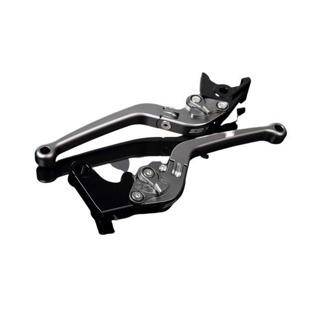 SPEEDRA アルミビレットアジャストレバーセット スタンダード可倒式（レバー本体：マットチタン） アジャスター マットチタン SPEEDRA