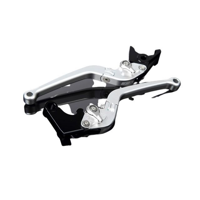 SPEEDRA YZF-R1 アルミビレットアジャストレバーセット スタンダード可倒式（レバー本体：マットシルバー） アジャスター マットシルバー …