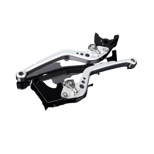 SPEEDRA アルミビレットアジャストレバーセット スタンダードロング（レバー本体：マットシルバー） アジャスター マットチタン SPEEDRA