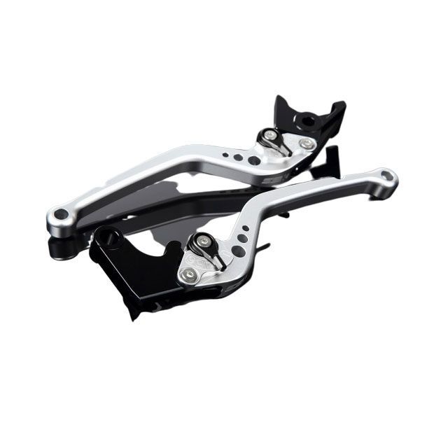 SPEEDRA VFR1200F アルミビレットアジャストレバーセット スタンダードロング（レバー本体：マットシルバー） アジャスター マットブラッ…