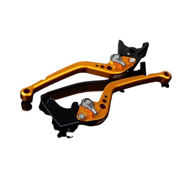 SPEEDRA アルミビレットアジャストレバーセット スタンダードロング（レバー本体：マットゴールド） アジャスター マットチタン SPEEDRA