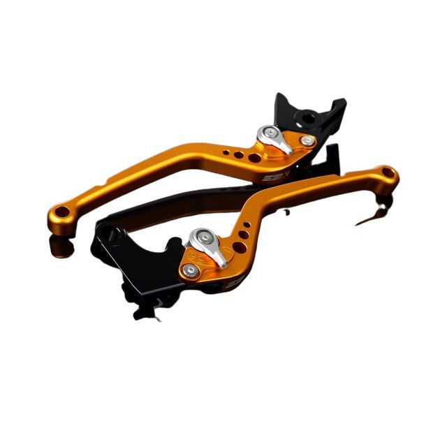 SPEEDRA アルミビレットアジャストレバーセット スタンダードロング（レバー本体：マットゴールド） アジャスター マットシルバー SPEEDRA