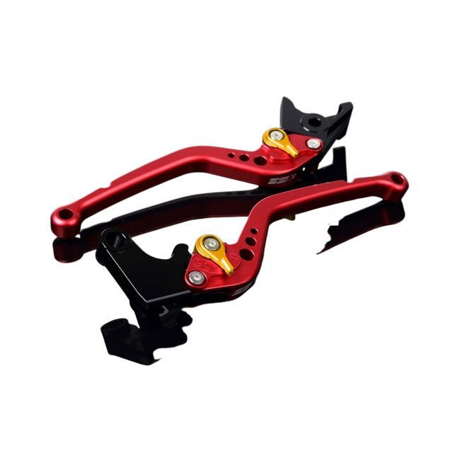 SPEEDRA アルミビレットアジャストレバーセット スタンダードロング（レバー本体：マットレッド） アジャスター マットゴールド SPEEDRA …の通販は