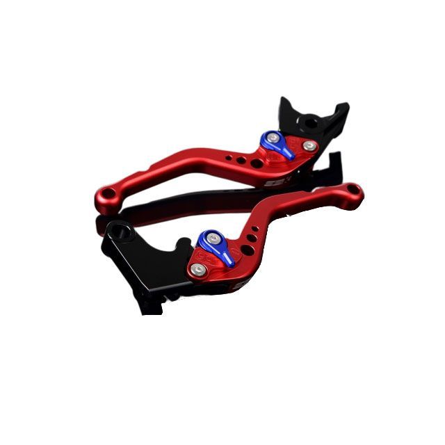 SPEEDRA CBR600RR CBR954RR アルミビレットアジャストレバーセット スタンダードショート（レバー本体：マットレッド） アジャス…