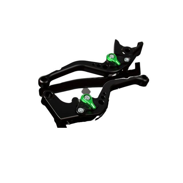 SPEEDRA アルミビレットアジャストレバーセット スタンダードショート（レバー本体：マットブラック） アジャスター マットグリーン SPEEDRA